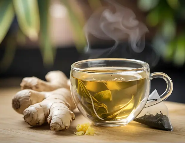 Ginger Tea with Green Tea Recipe