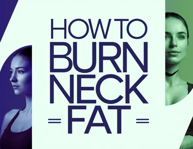 how to burn neck fat