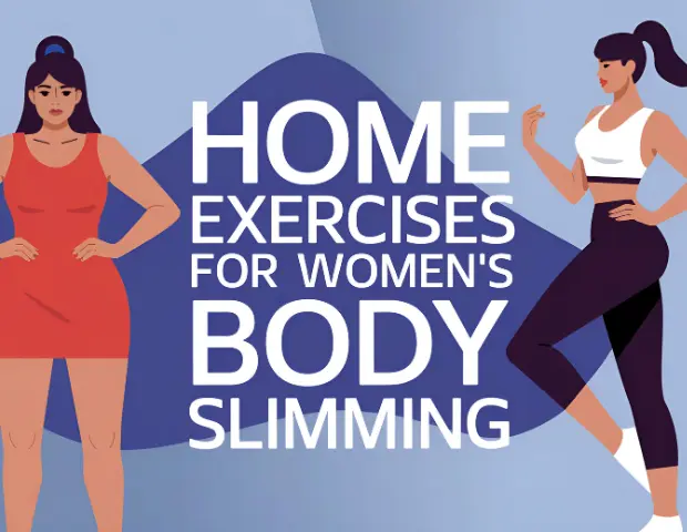 home exercises for women's body slimming